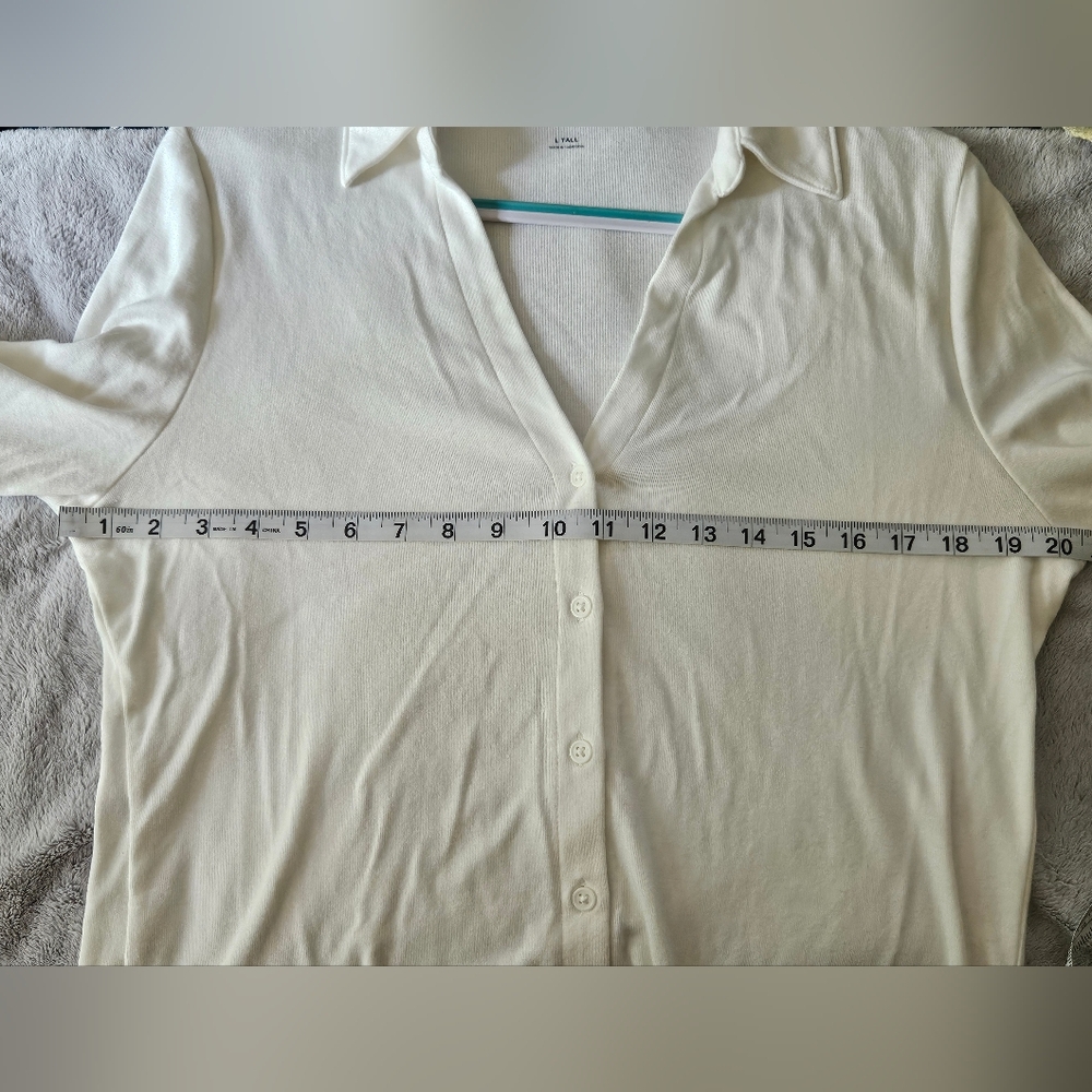 GAP Modern Button-Down Shirt, Sz. L Tall - Picture 6 of 9
